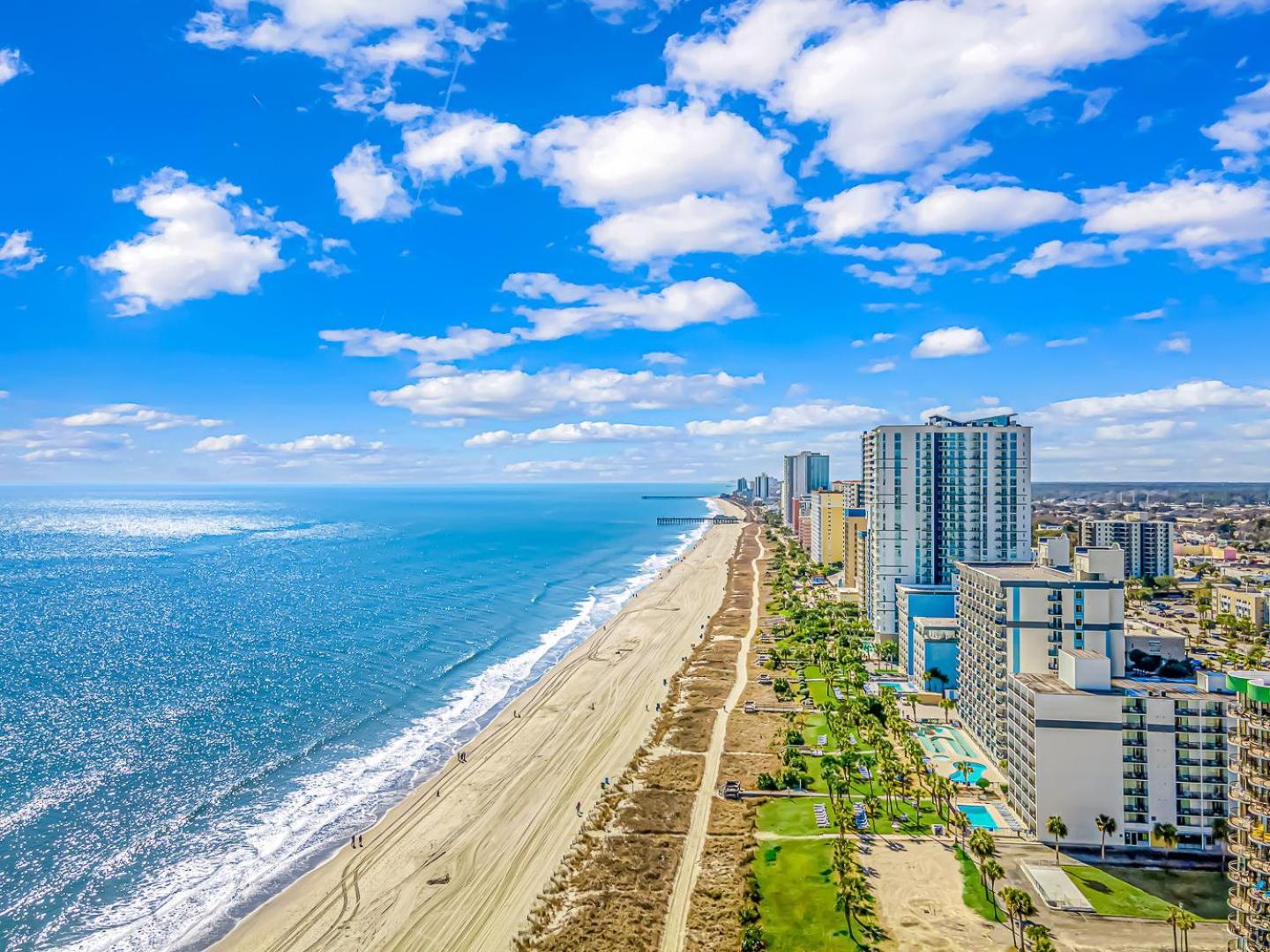 Ocean View Double Suite! Sleeps 4 Meridian Plaza 705 Myrtle Beach Exteriér fotografie