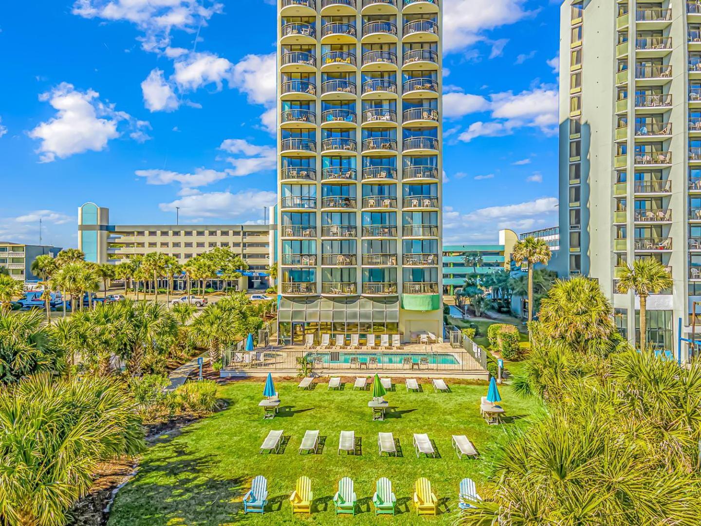 Ocean View Double Suite! Sleeps 4 Meridian Plaza 705 Myrtle Beach Exteriér fotografie