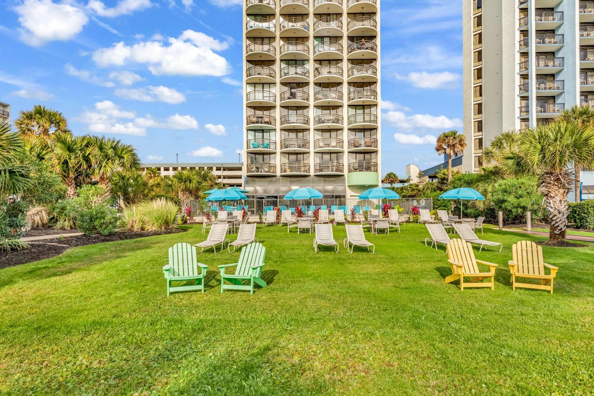Ocean View Double Suite! Sleeps 4 Meridian Plaza 705 Myrtle Beach Exteriér fotografie