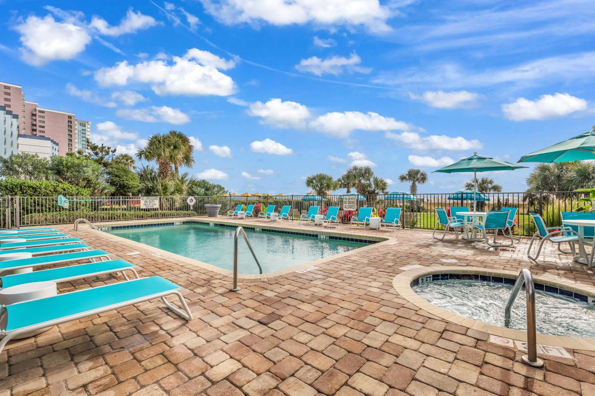 Ocean View Double Suite! Sleeps 4 Meridian Plaza 705 Myrtle Beach Exteriér fotografie