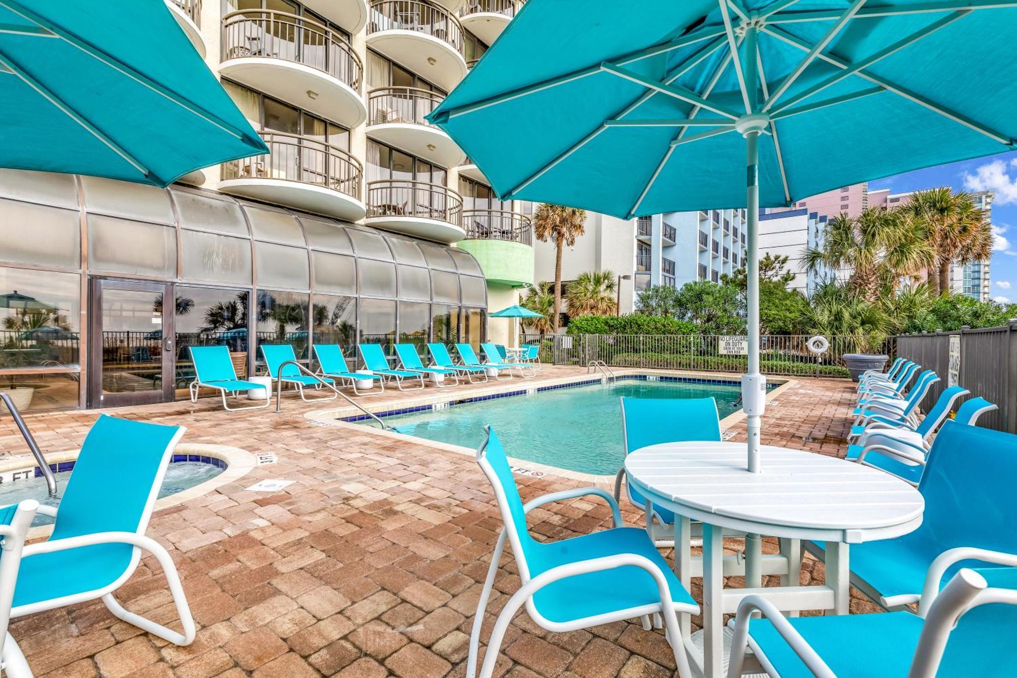 Ocean View Double Suite! Sleeps 4 Meridian Plaza 705 Myrtle Beach Exteriér fotografie